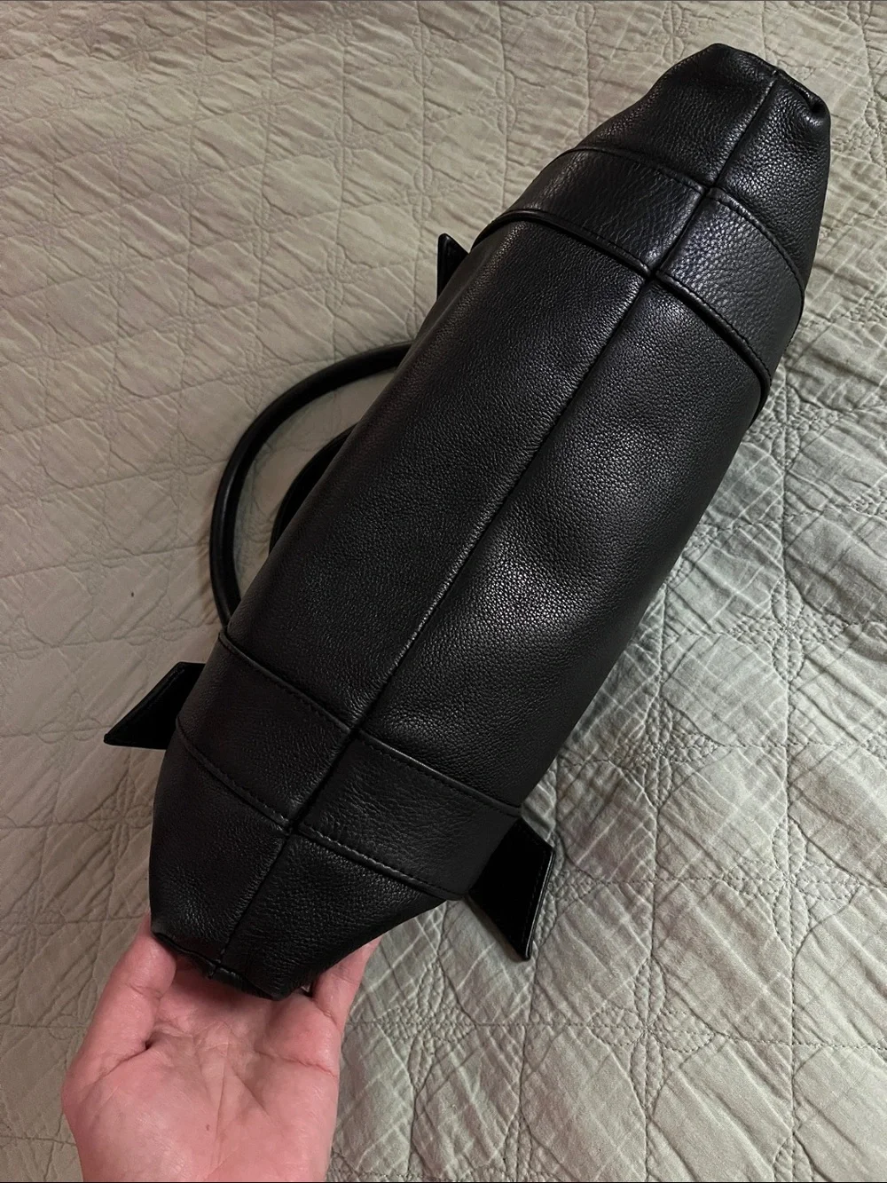 🍓TRADED🍓90s/Y2K EXPRESS Genuine Leather Satchel Handbag